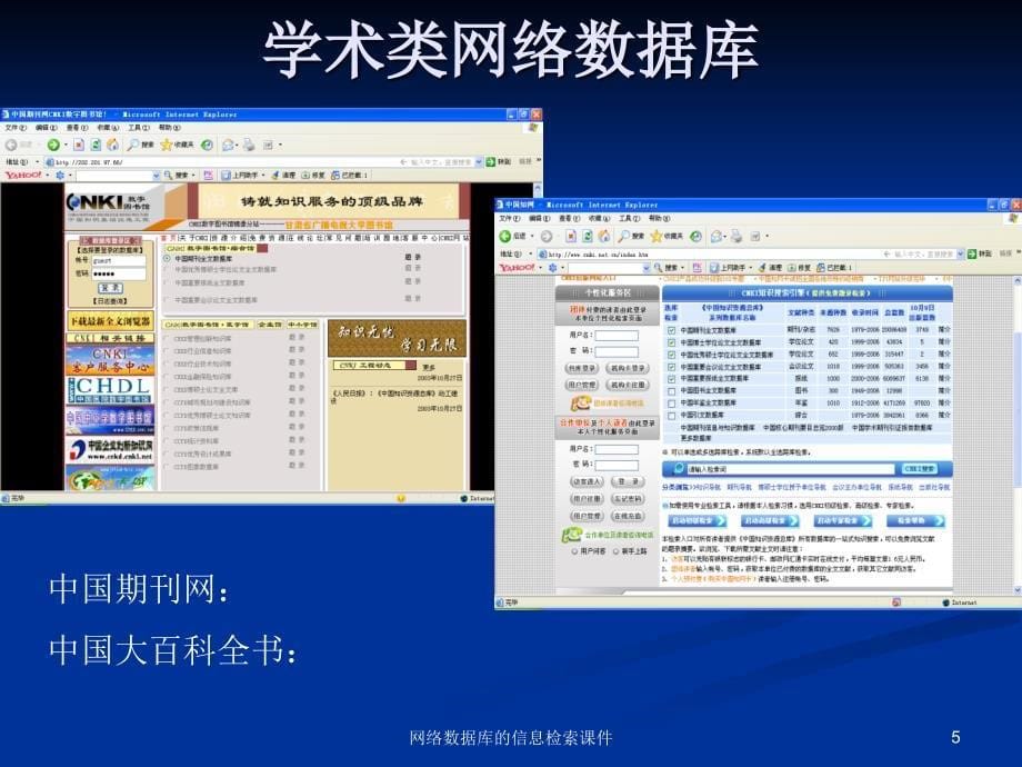 网络数据库的信息检索课件_第5页