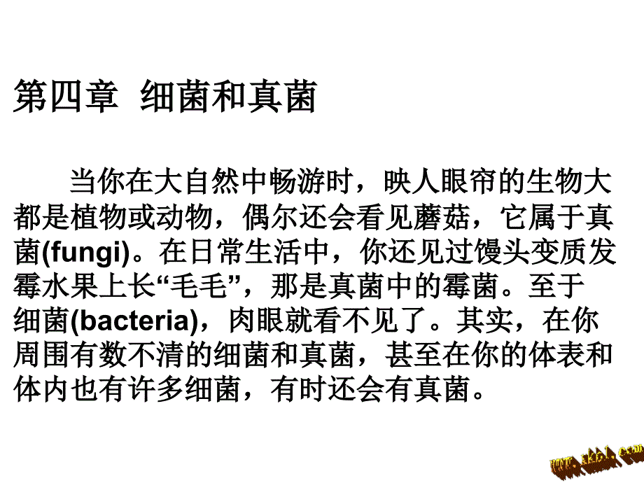 第四章细菌和真菌_第1页