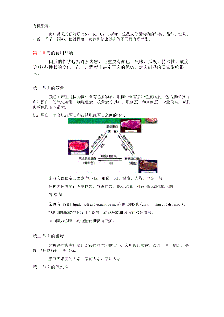 肉制品加工学大纲_第2页