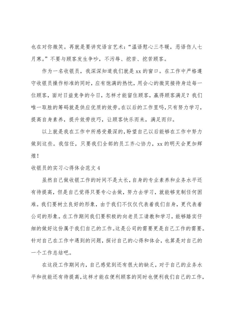 收银员的实习心得体会.docx_第5页