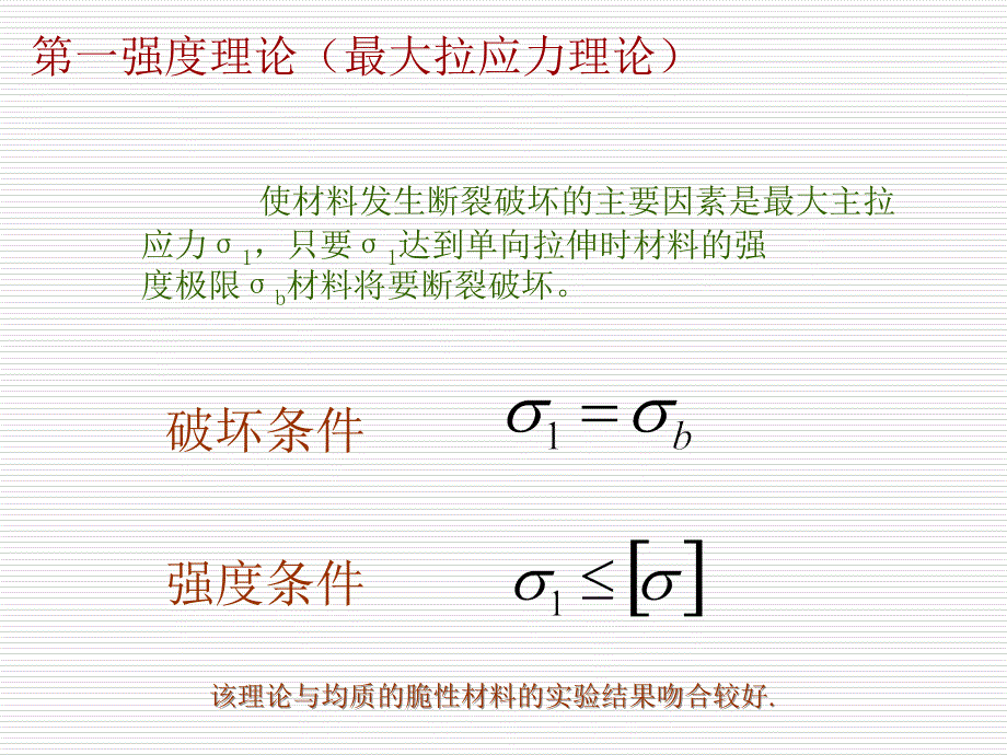 《材料力学》课件7-6强度理论及其相当应力_第2页