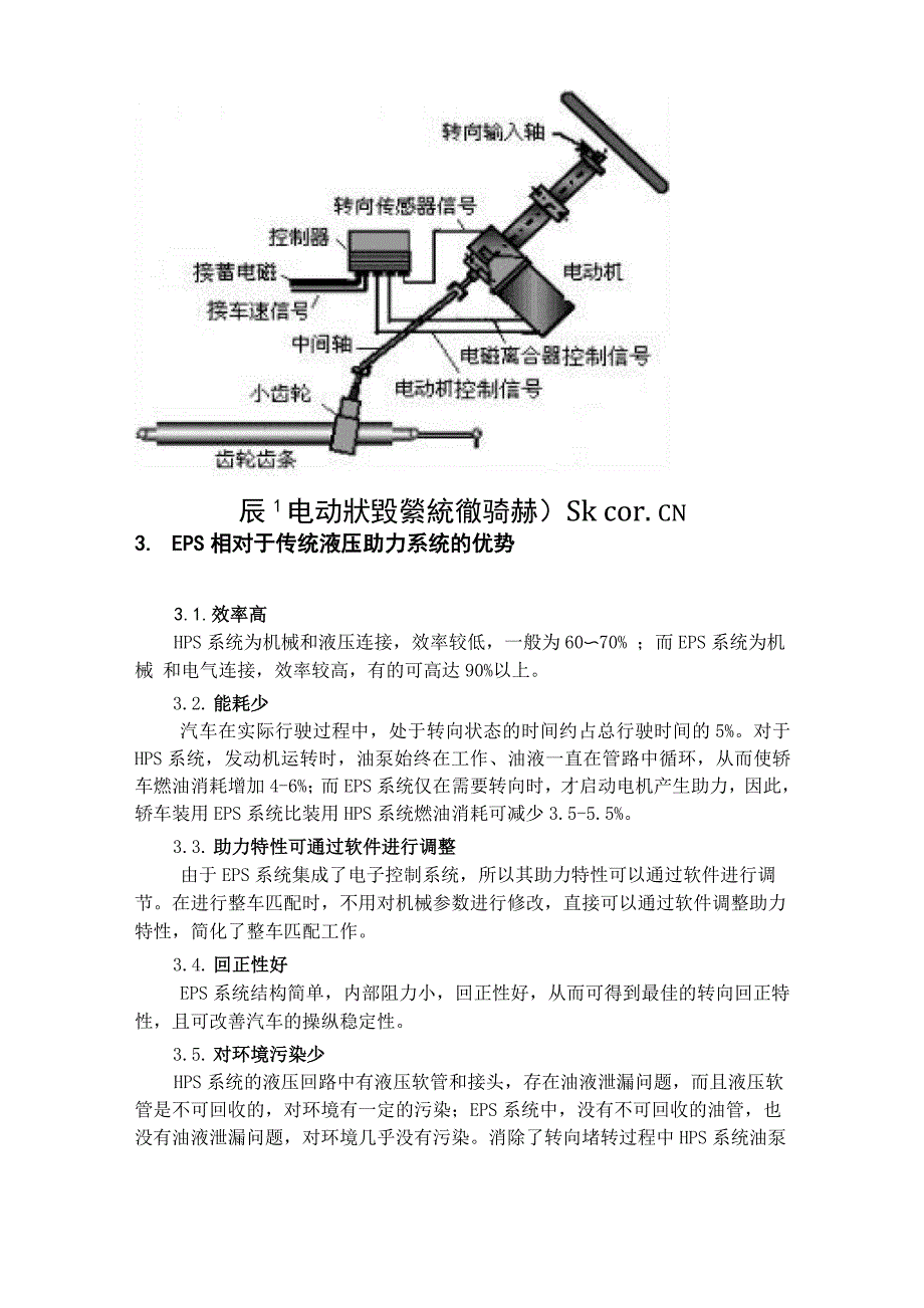 汽车助力转向系统EPS论文_第4页