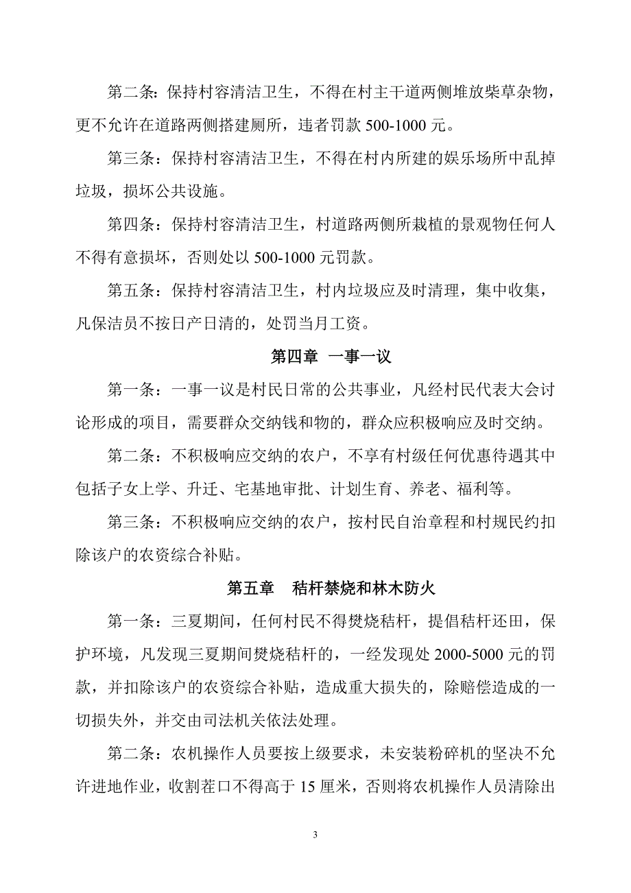 村规民约大沟里_第3页