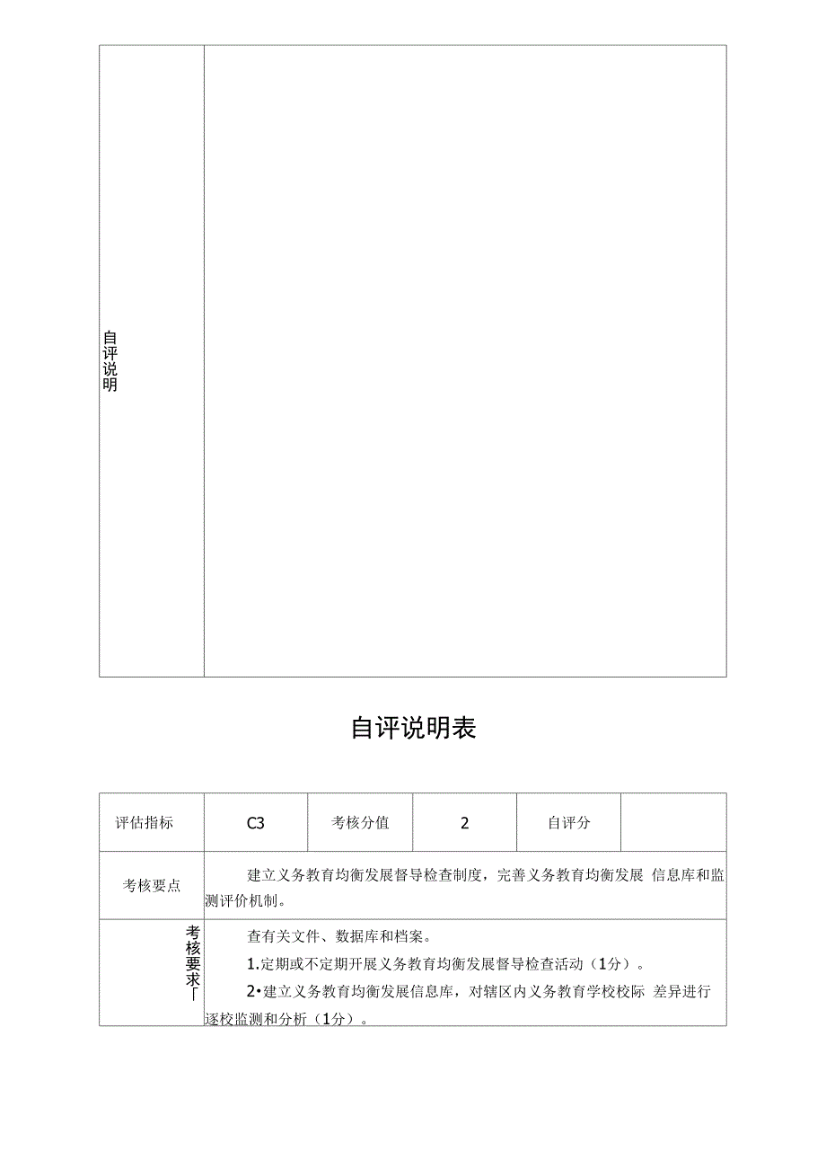 均衡发展自评说明表_第3页