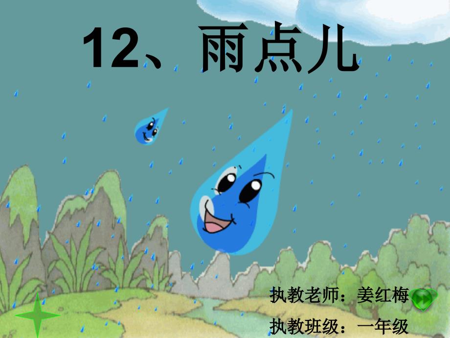 课文12《雨点儿》PPT课件 (2)_第2页