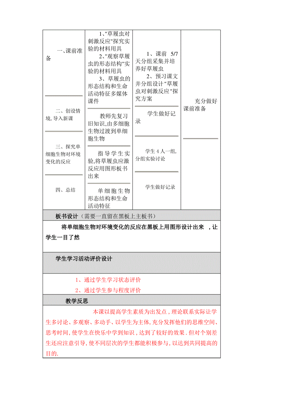 单细胞生物的教学教案_第2页