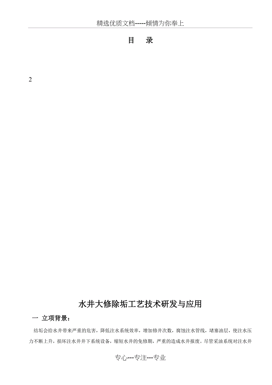 水井大修除垢工艺技术开发与应用_第2页