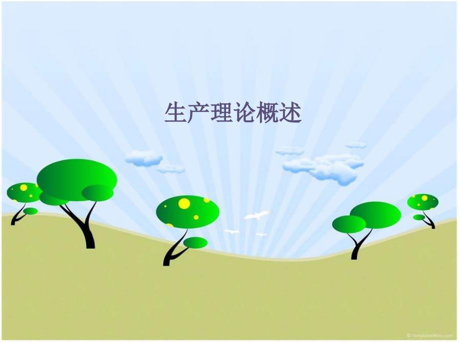 生产理论概述课件_第1页