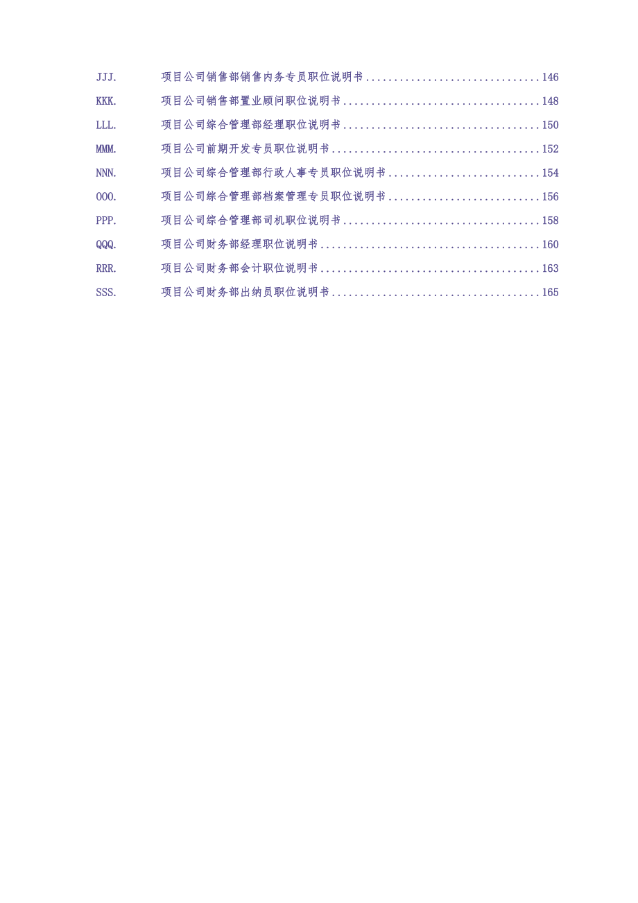 房地产公司岗位说明书模板（141页）（天选打工人）.docx_第4页