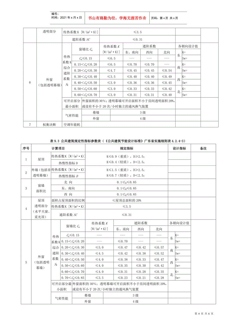 建筑节能设计说明专篇_第4页