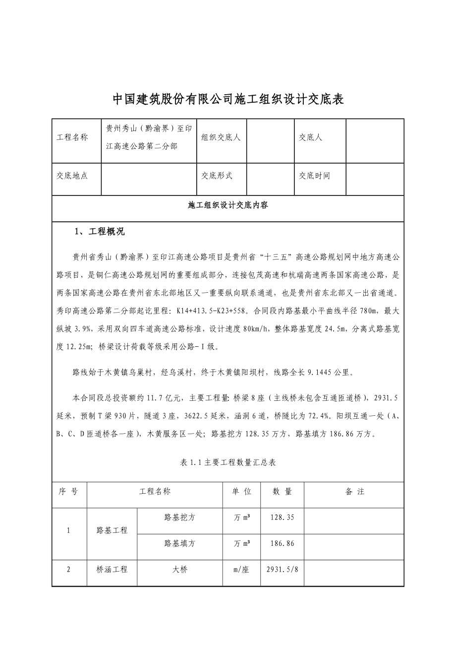 施工组织设计技术交底_第1页