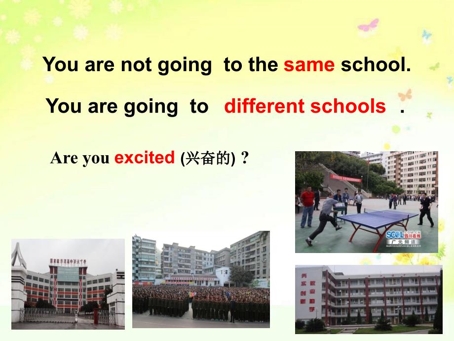 Module10Unit1Weregoingtodifferentschools.PPT优秀课件_第3页