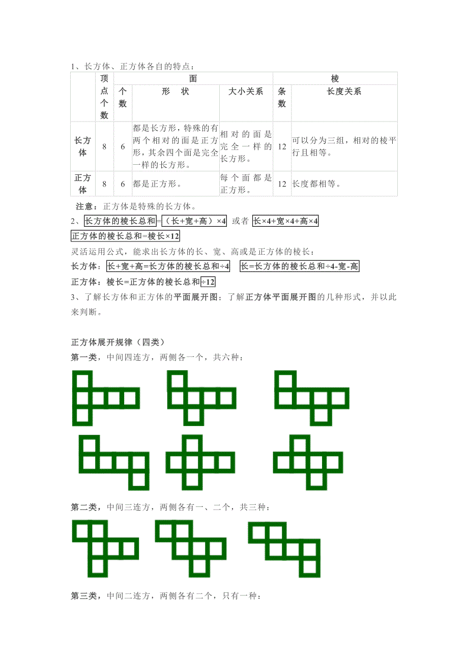 北师大版小学五年级数学下册全册知识点归纳_第2页