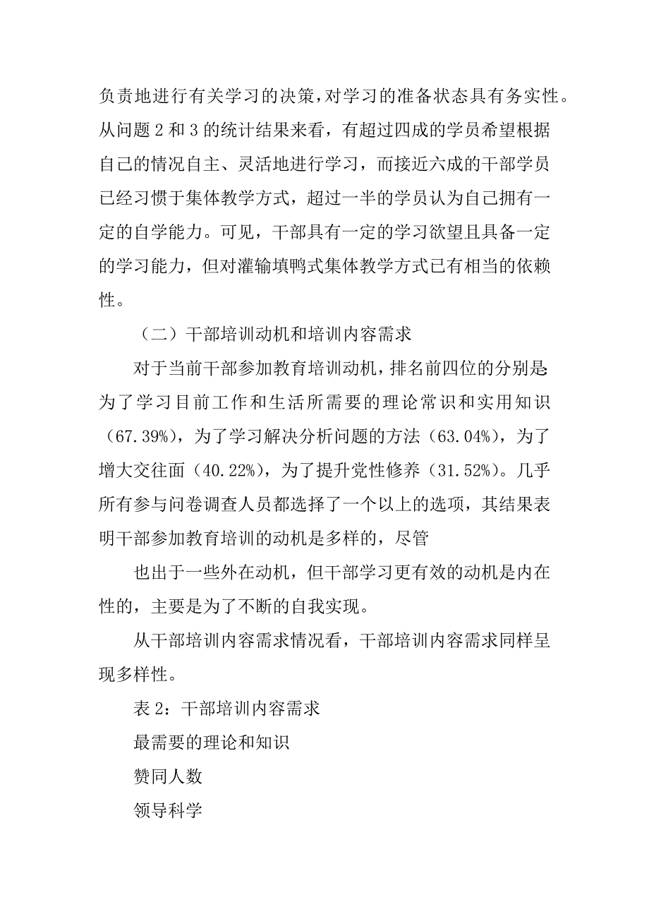 2023年干部教育培训调研报告_教育培训工作调研报告_第4页