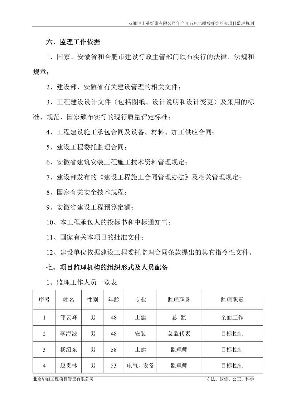 (最新整理)双维伊士曼监理规划_第5页