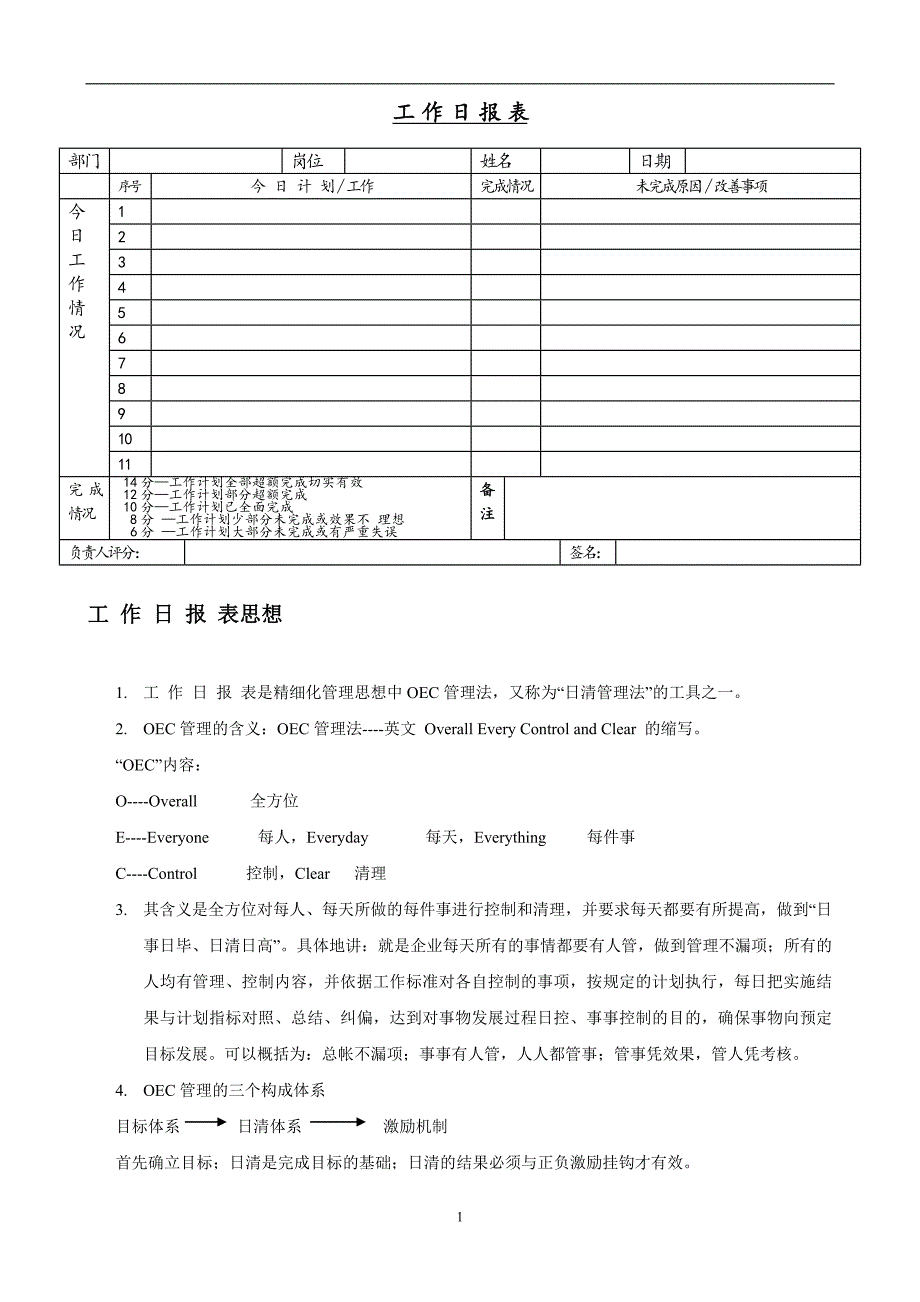 工 作 日 报 表 使用说明_第1页