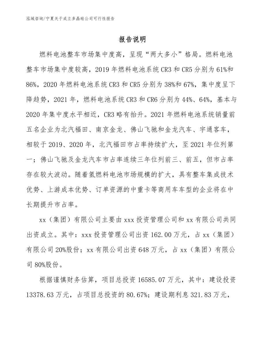 宁夏关于成立多晶硅公司可行性报告_第2页