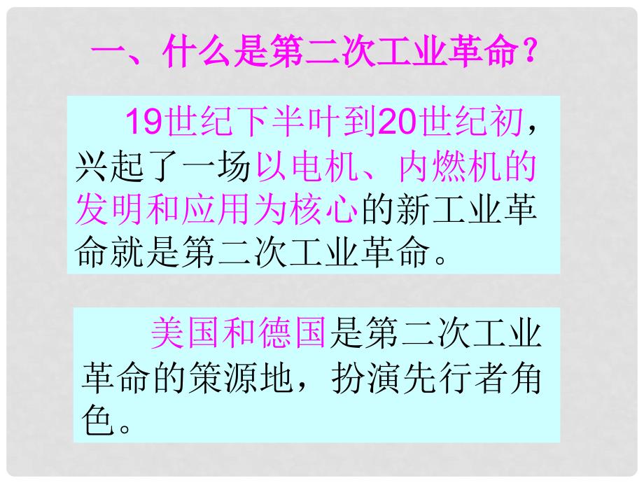 九年级历史下册12第二次工业革命课件华东师大版_第3页