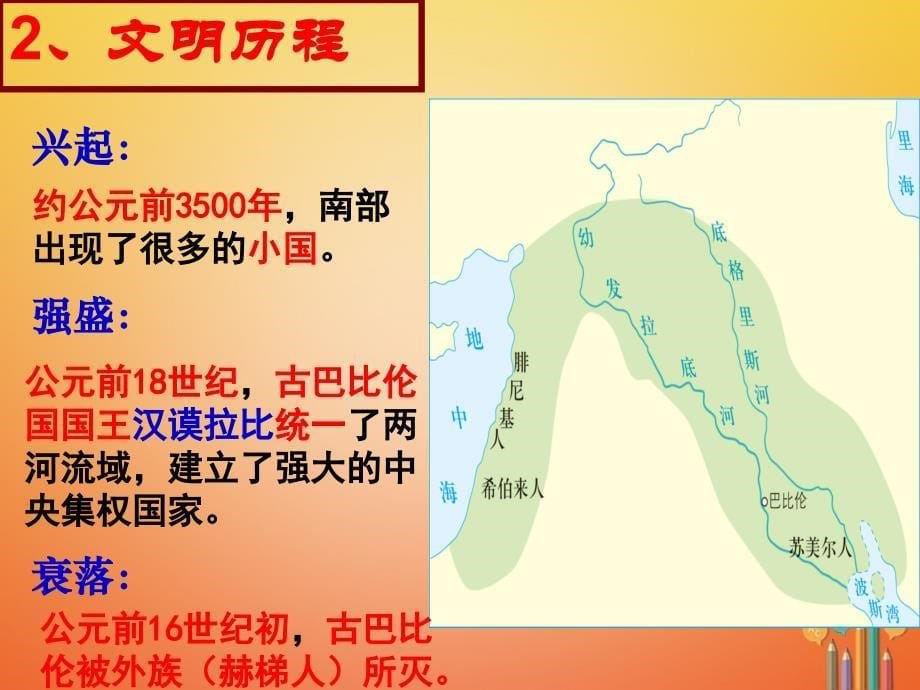 九年级历史上册 第一单元 古代亚非文明 第二课 古代两河流域4 新人教版_第5页