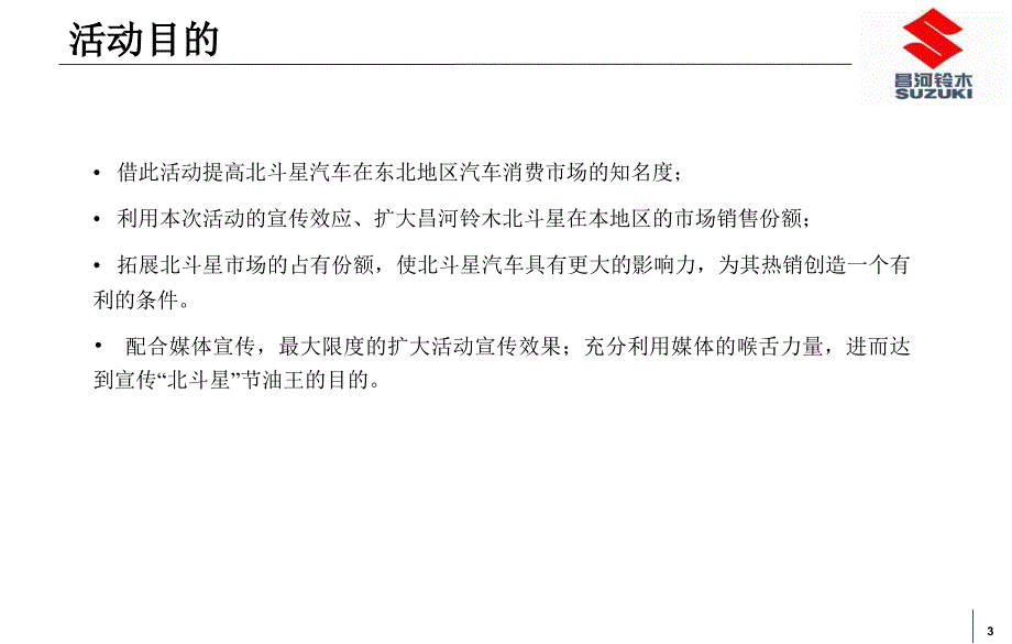 昌河铃木“北斗星”节油挑战大赛策划方案_第3页