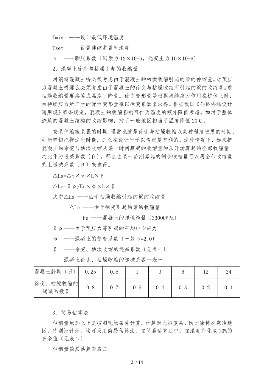 浅谈桥梁伸缩缝的设计计算与选型_第2页