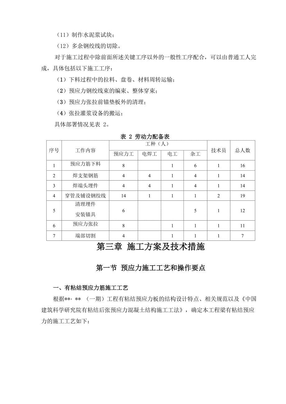 扁锚有粘结预应力施工方案_第5页