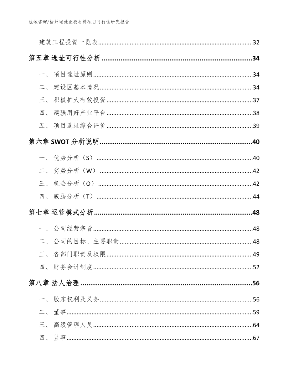 梧州电池正极材料项目可行性研究报告_参考范文_第2页