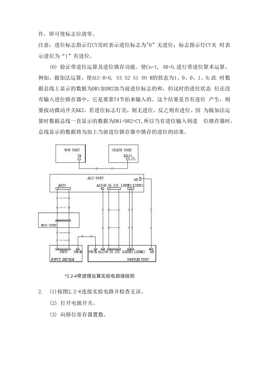 实验四进位控制与移位运算实验_第4页