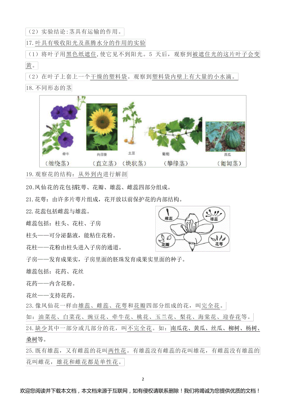 2022年春新改版教科版四年级下册科学全册知识点_第2页