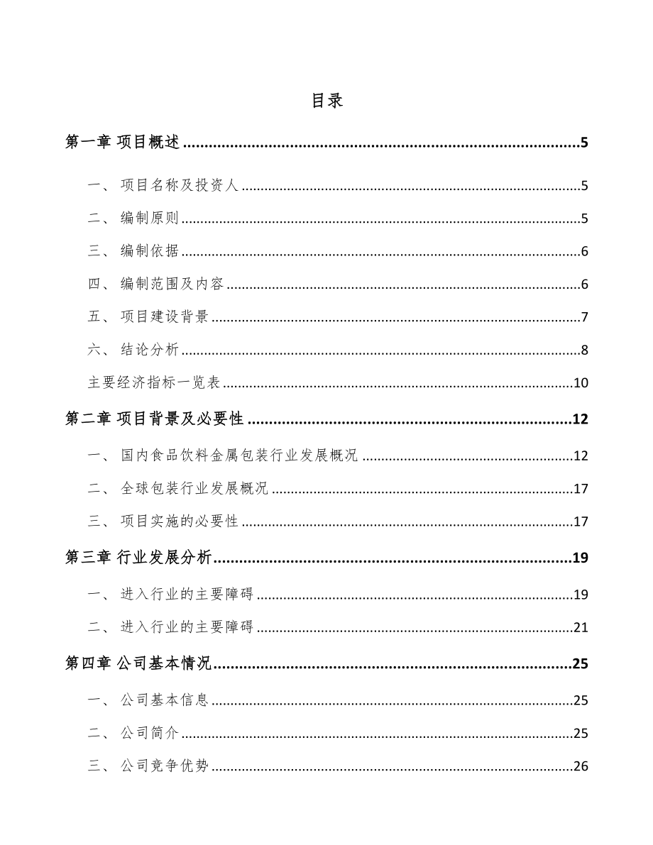 北京二片罐项目可行性研究报告_第1页