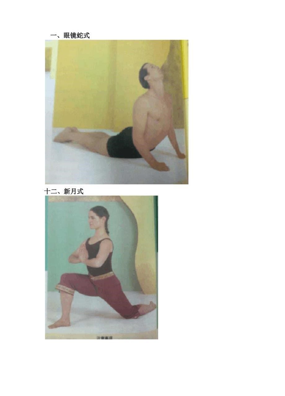 瑜伽课动作名称_第5页