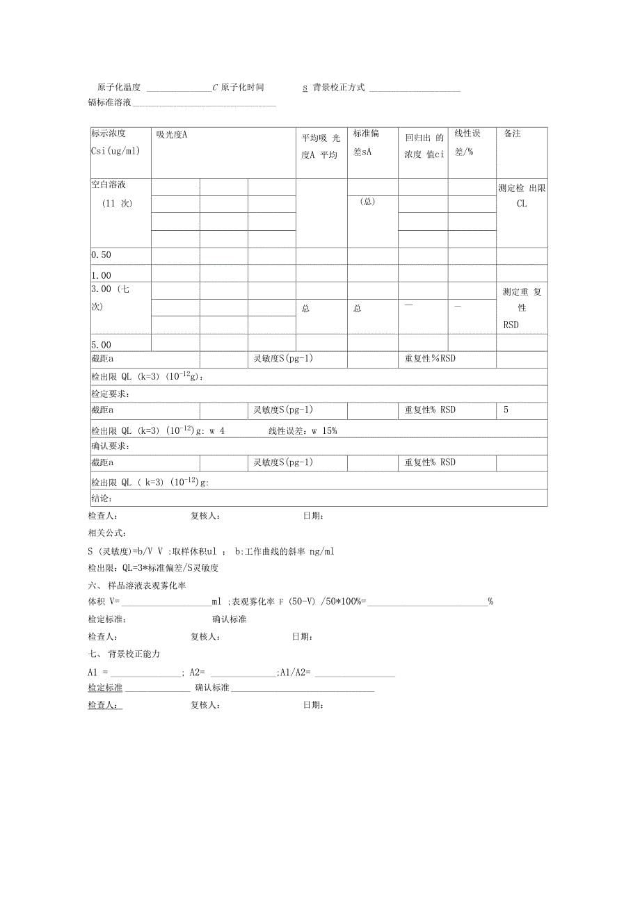 原子吸收分光光度计记录_第5页