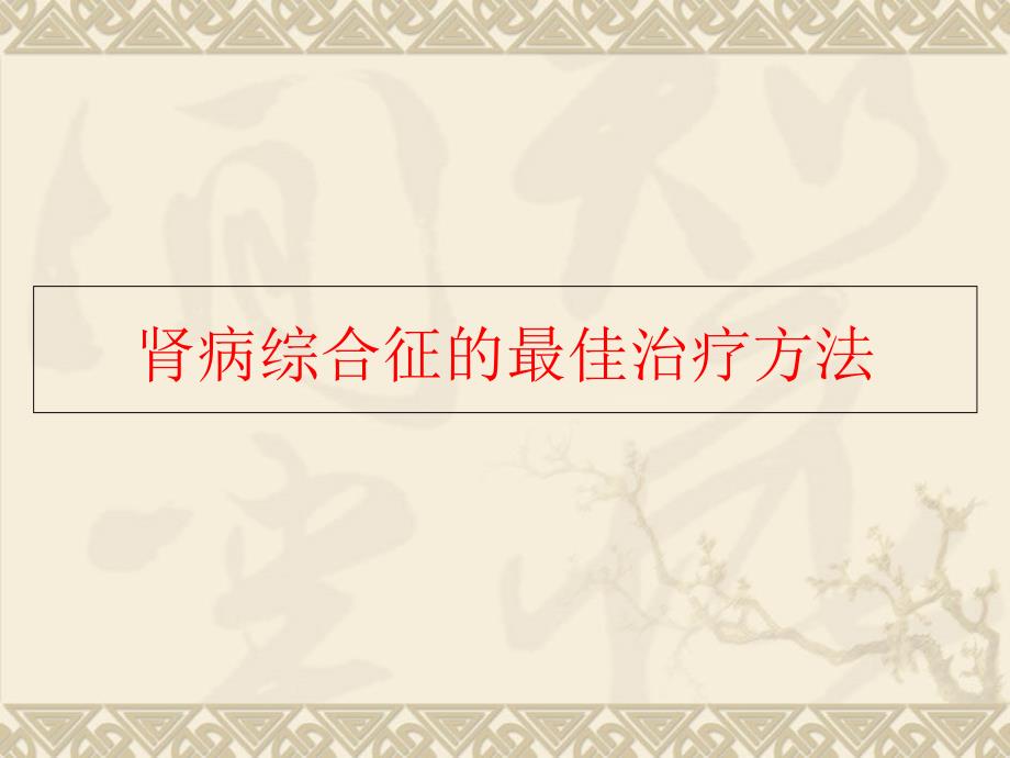 最新肾病综合征的最佳治疗方法PPT文档_第4页