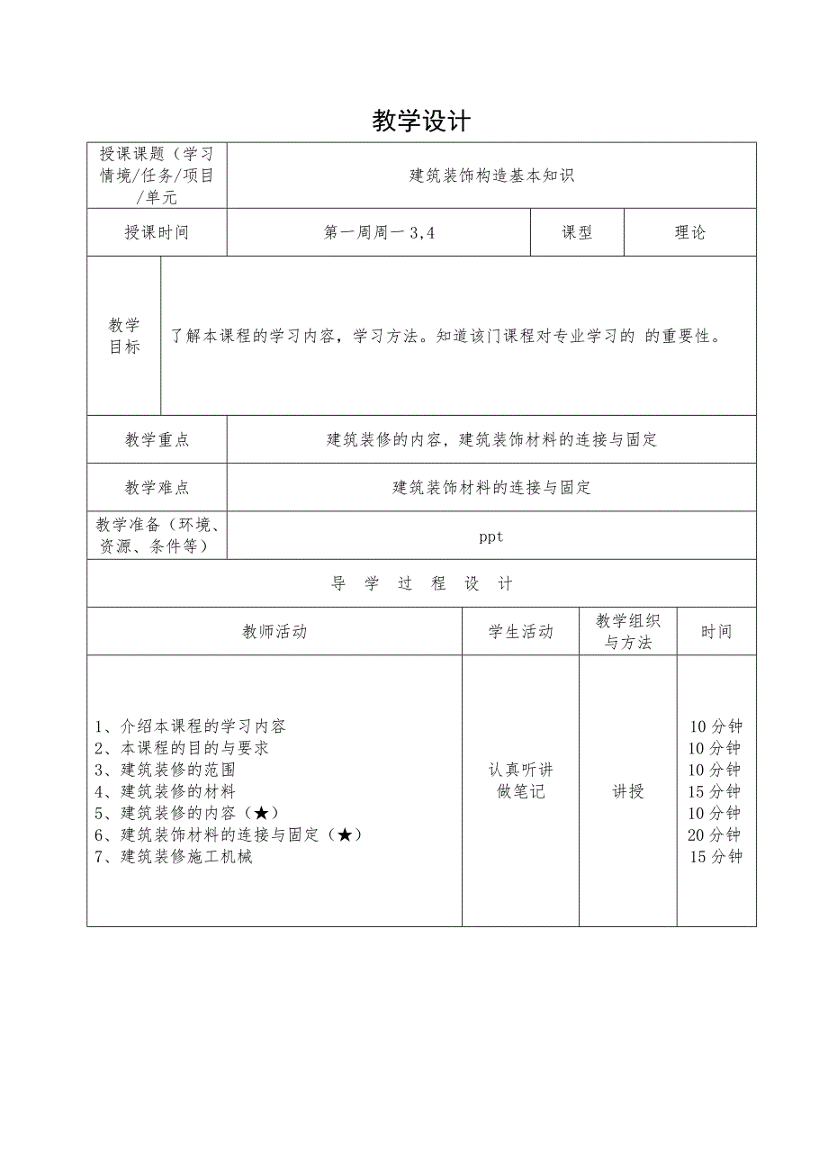 建筑装饰材料与构造教案_第3页