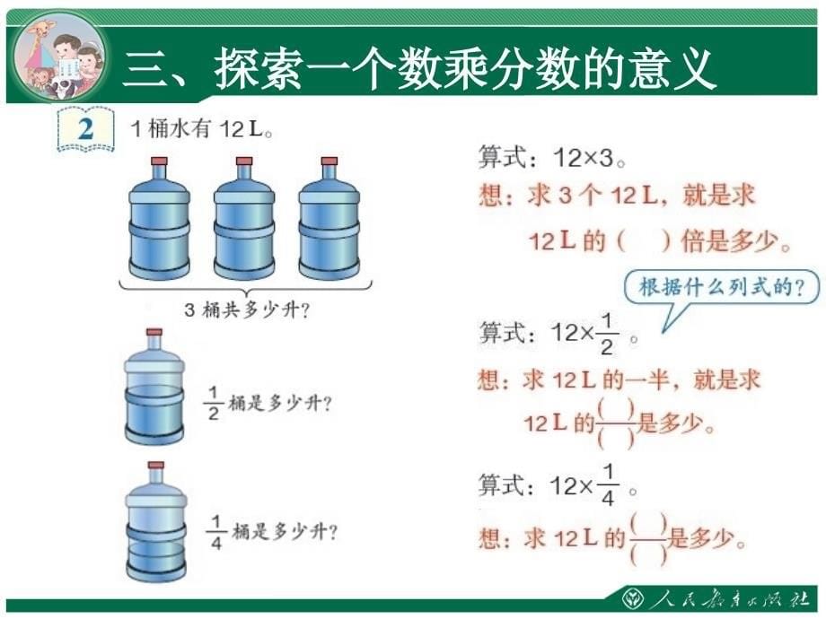 人教版数学六上1.1分数乘以整数ppt课件4_第5页