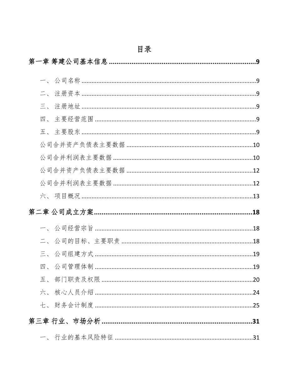 丽水关于成立集成电路公司可行性报告(DOC 77页)_第2页