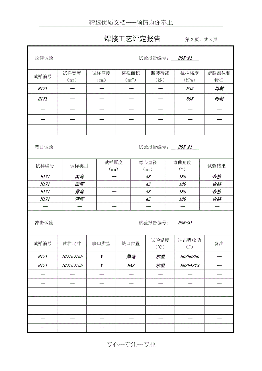 焊接工艺评定报告标准_第3页