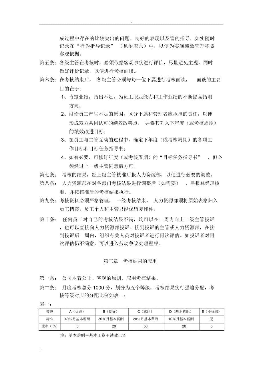 华为公司绩效管理制度_第5页