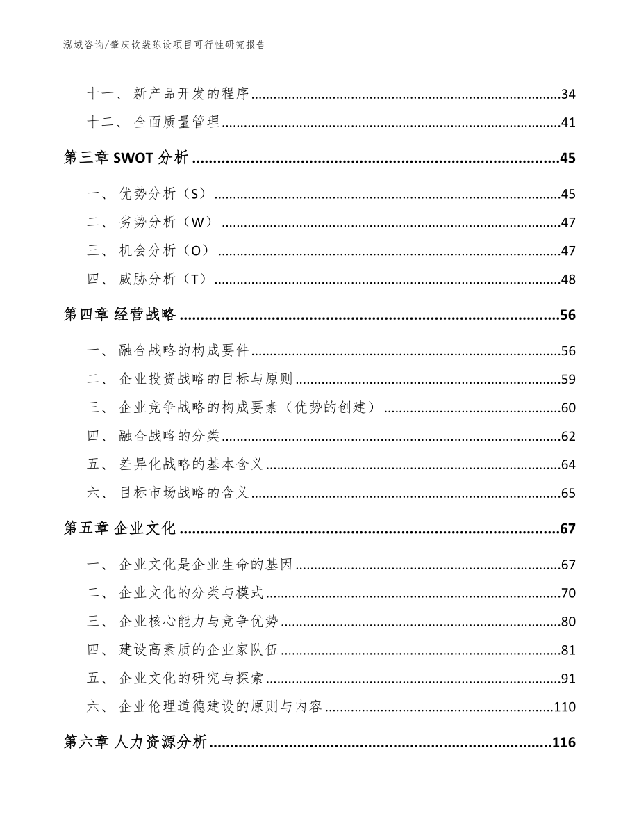 肇庆软装陈设项目可行性研究报告_模板范本_第3页