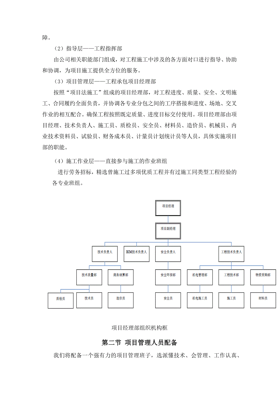 项目组织管理机构及人员配备_第2页