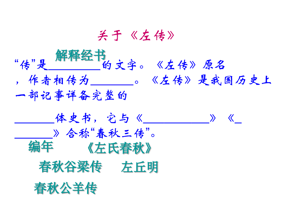 高三语文上册6.21《秦晋肴之战》课件_第2页