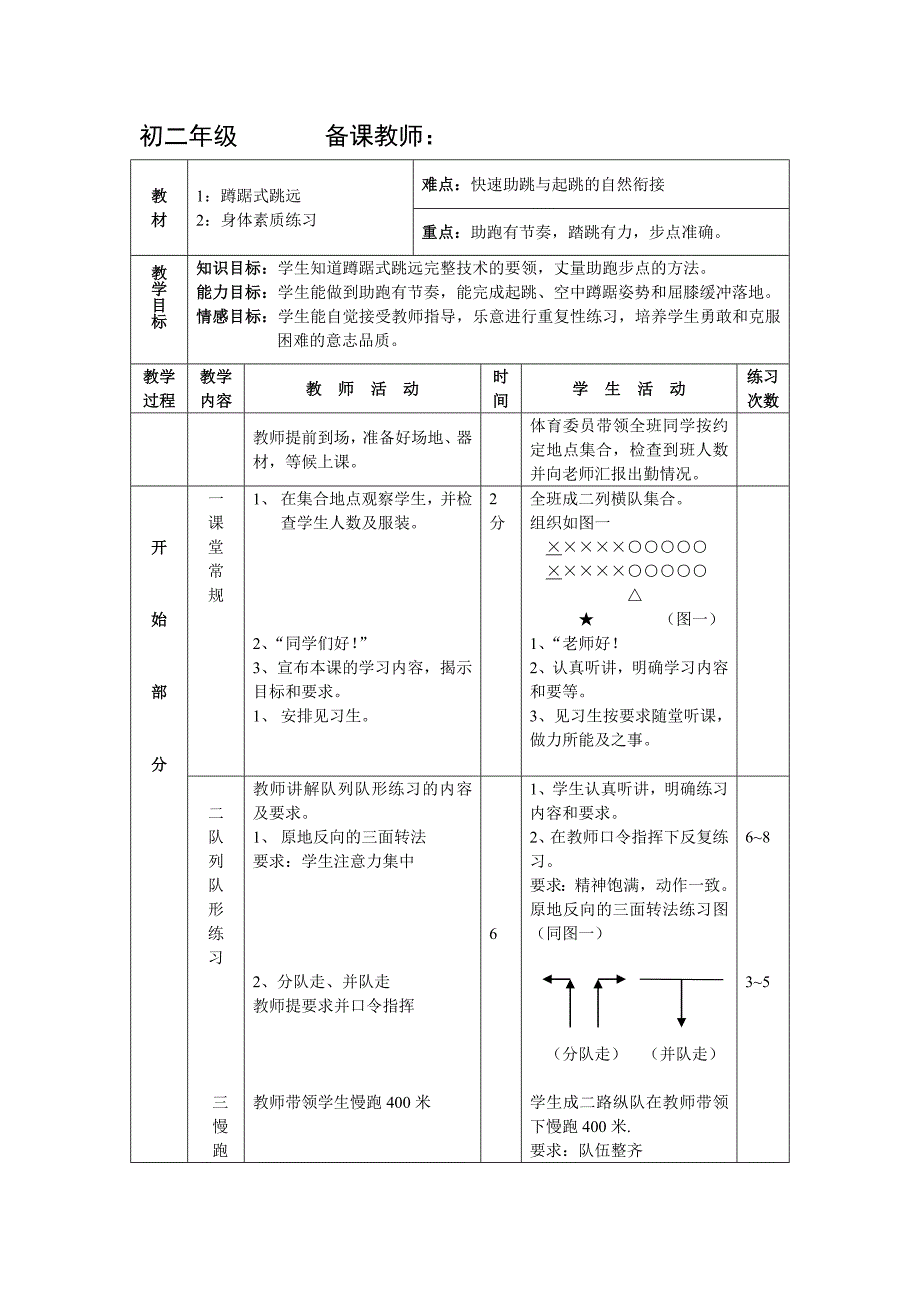 初二年级备课教师.doc_第1页