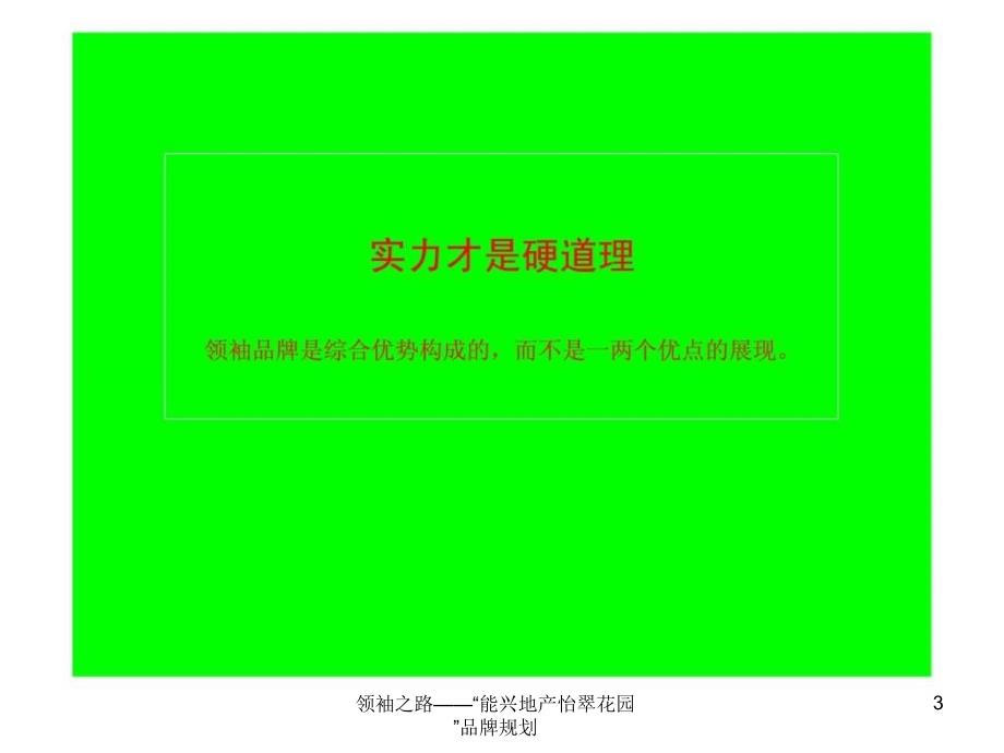 领袖之路能兴地产怡翠花园品牌规划课件_第3页