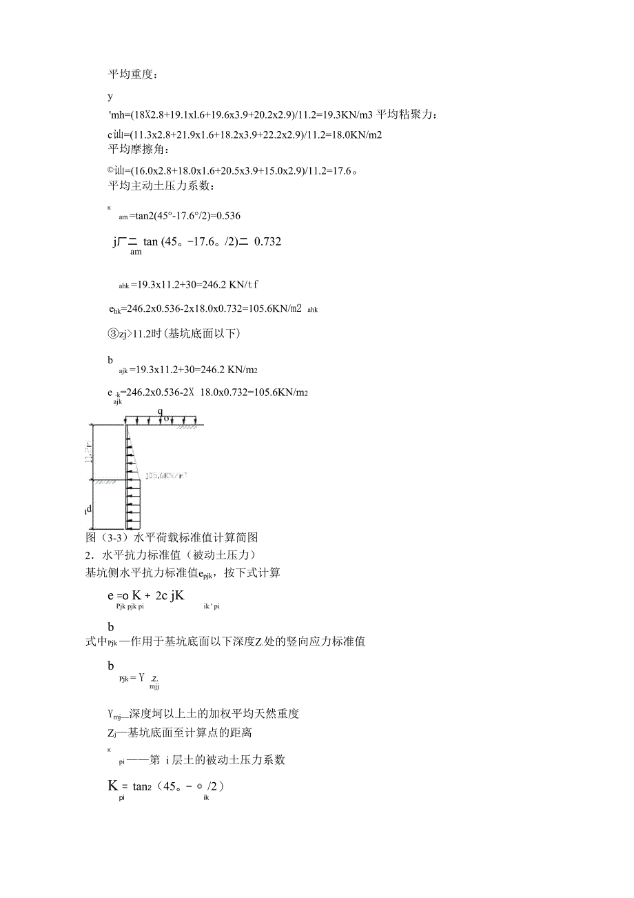 单支点排桩支护结构设计示例_第4页