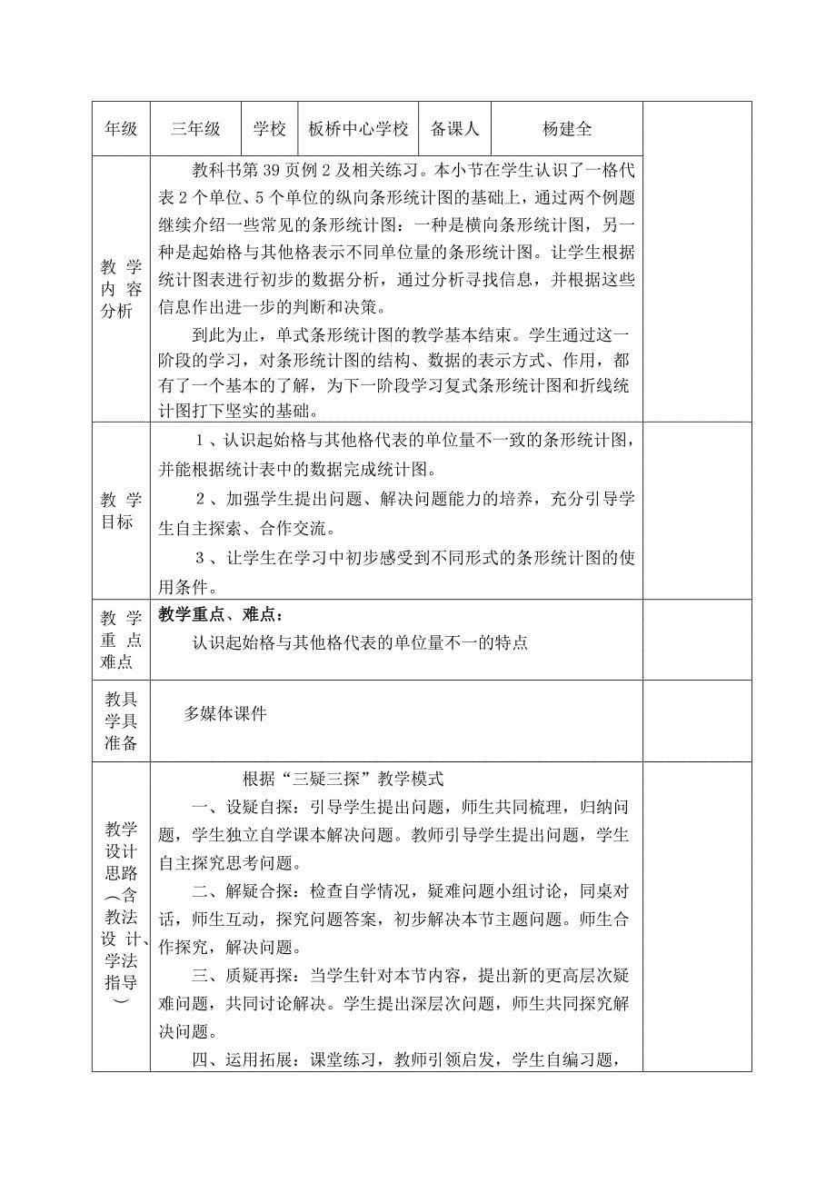 教育专题：三年级数学第三、四单元教案_第5页