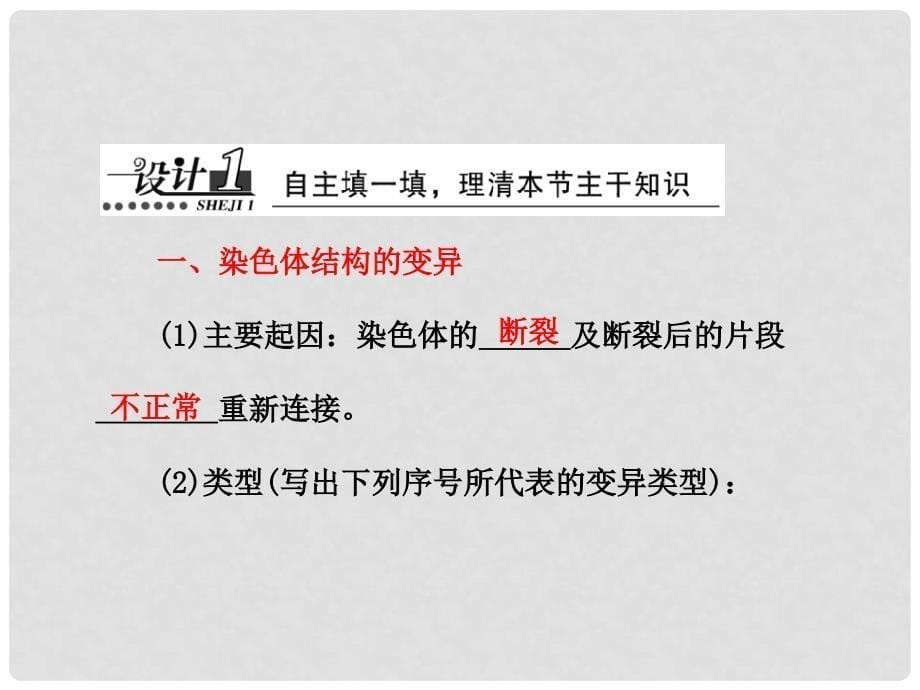 高中生物 第三章 第三节 染色体变异及其应用演练1课件 苏教版必修2_第5页