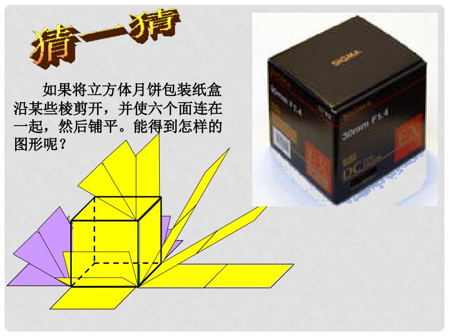 浙江省温州市平阳县鳌江镇第三中学八年级数学上册 3.2 直棱柱的表面展开图（市级参赛课件）课件 浙教版_第2页