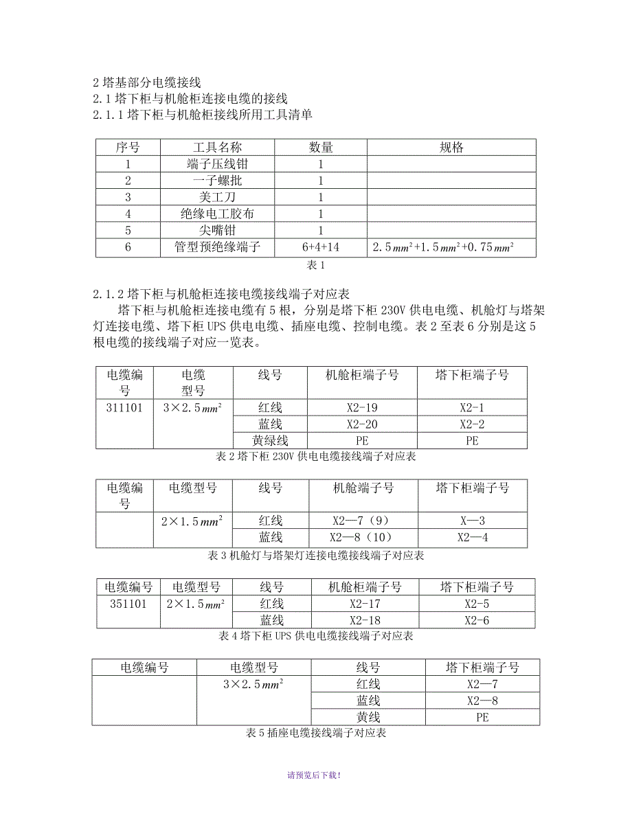 1.5MW风力发电机组现场接线_第4页