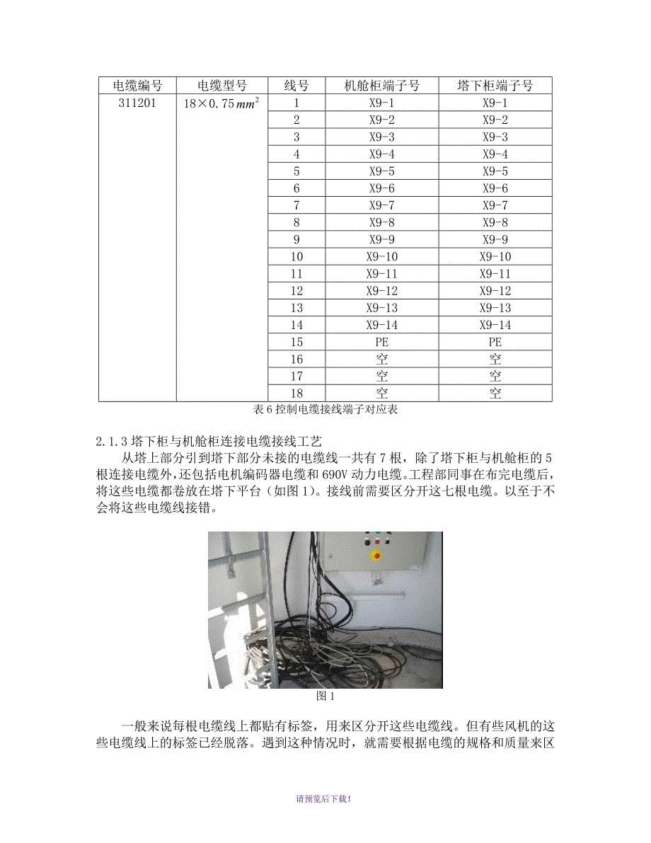 1.5MW风力发电机组现场接线_第5页