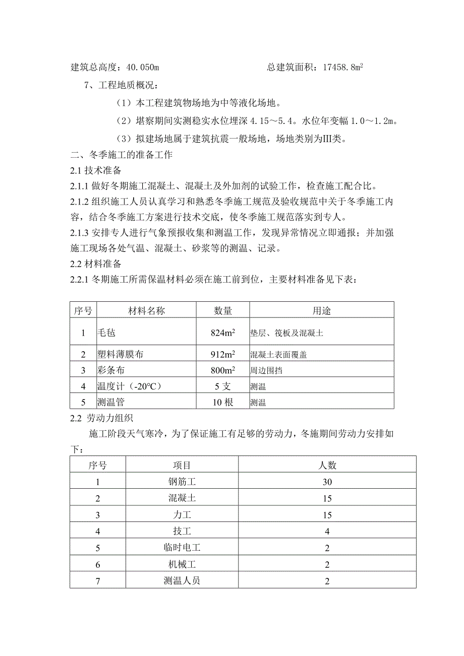 山西经作蓖麻科技有限公司研发中心冬季施工方案.doc_第2页